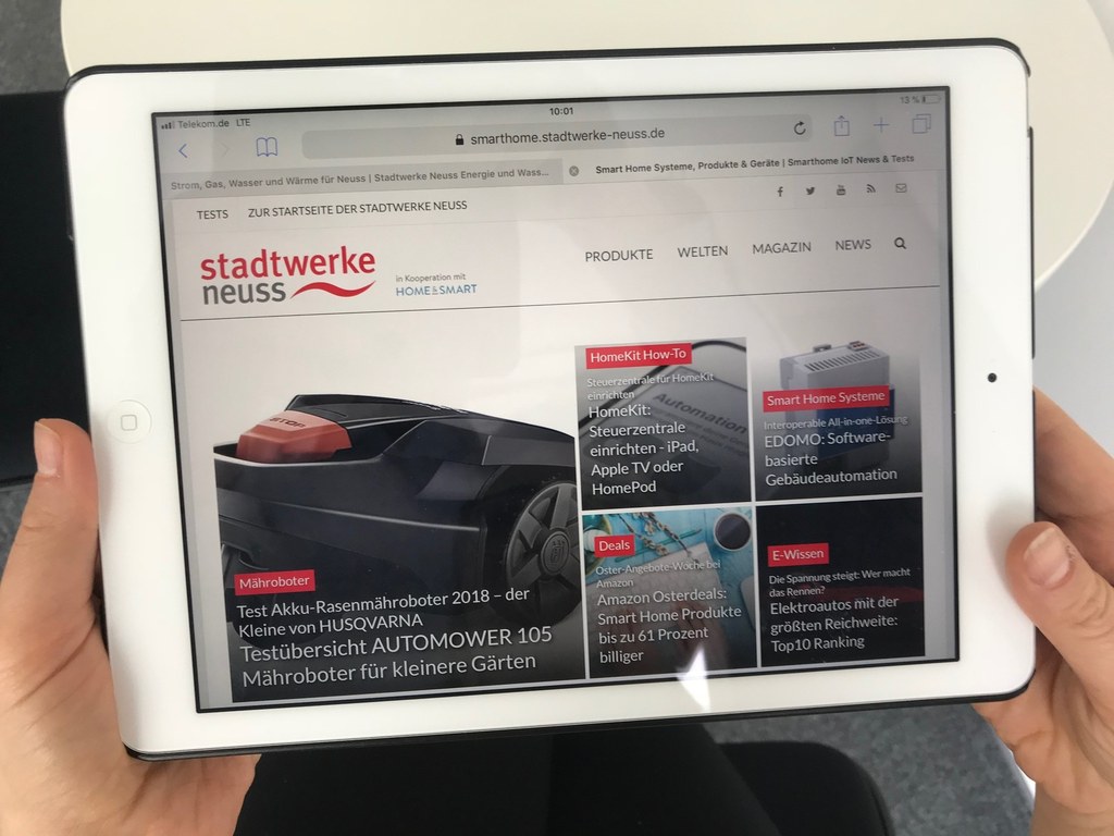 Stadtwerke mit Smart Home-Portal