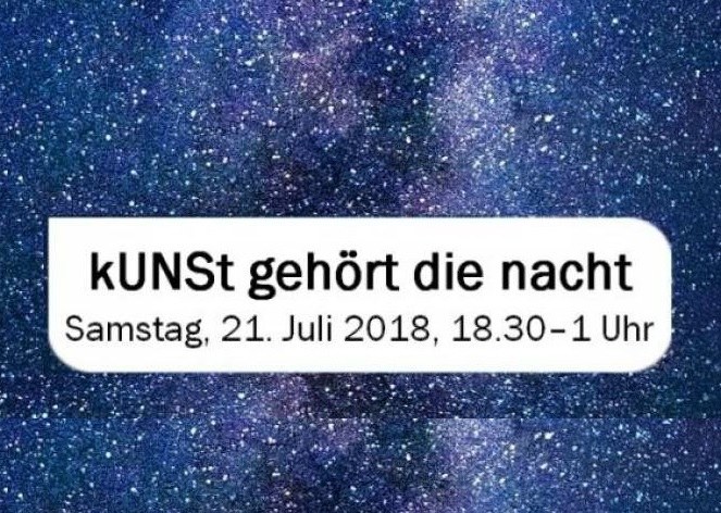 kUNSt gehört die nacht