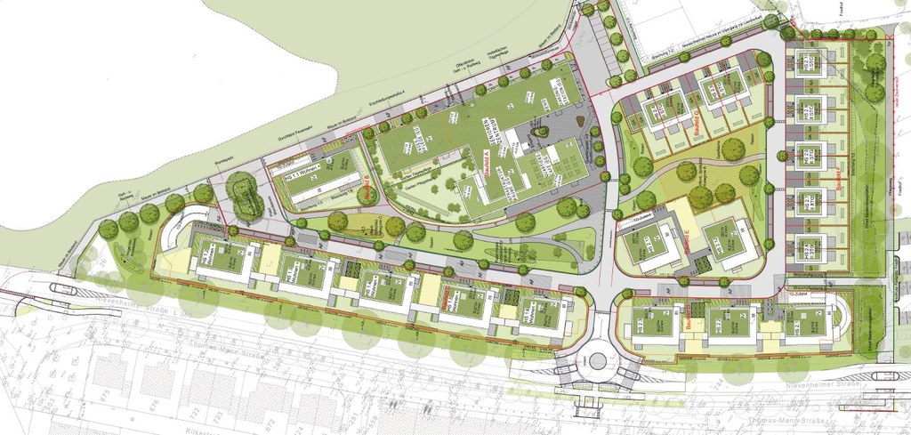 Bebauungplan Nievenheimer Straße in Norf