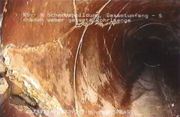 So oder ähnlich sehen die 100 Jahre alten Schmutz- und Regenwasserkanäle in der Mühlenstraße aus.