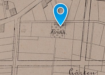 Historischer Lageplan 1873