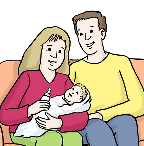 ls_eltern-mit-baby.png Eltern mit einem Baby.