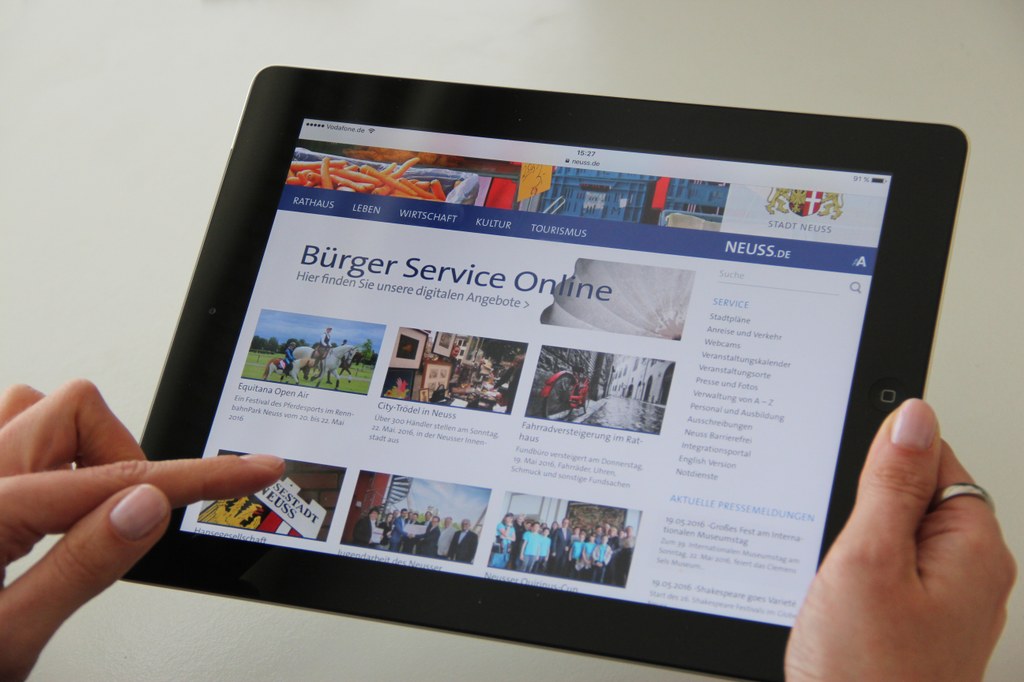 Online-Check: Gute Noten für städtische Homepage
