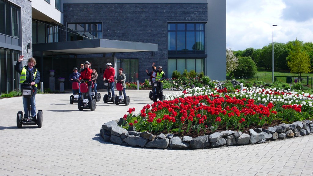 Per Segway durch Neuss
