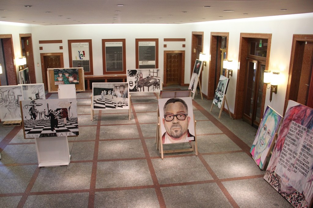 "Tafelbilder" im Rathausfoyer