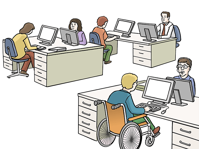 ls_buero-grossraum.png Büro mit vielen Menschen.